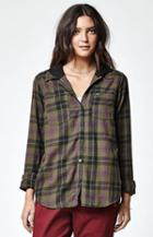 Hurley Wilson Hooded Plaid Button-down Shirt