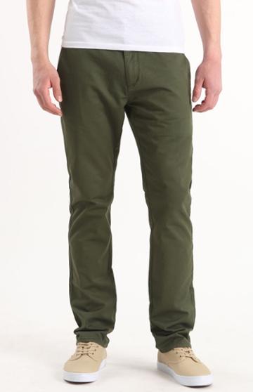 Bullhead Denim Co Mens Bullhead Denim Co Pants - Bullhead Denim Co Dillon Skinny Forest Green Chino Pants