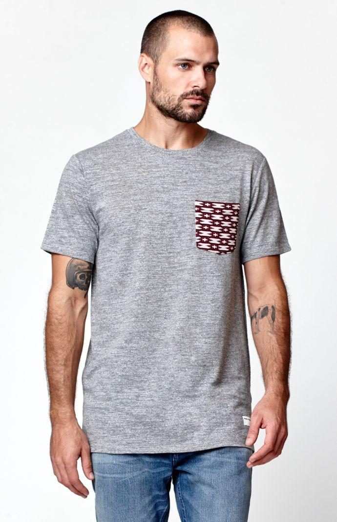 Modern Amusement Jacquard Pocket Crew T-shirt