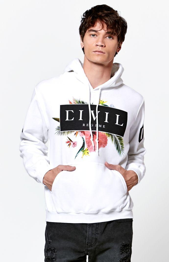 Civil Floral Pullover Hoodie