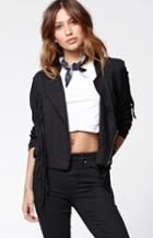 La Hearts Fringe Twill Jacket