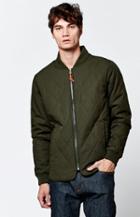 Obey Parker Quilted Bomber Jacket
