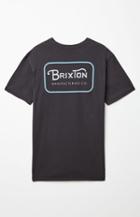 Brixton Grade Premium Blue T-shirt