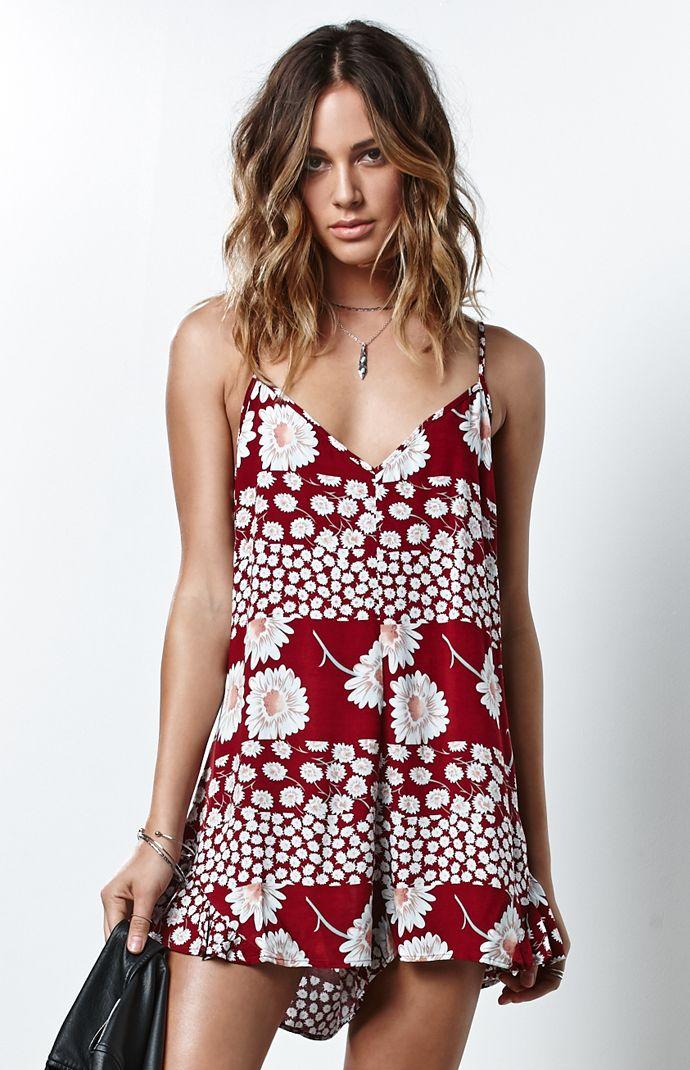 Somedays Lovin Daisy Drew Floral Print Romper