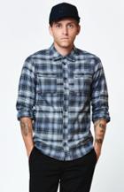 Nike Sb Long Sleeve Plaid Button Up Shirt