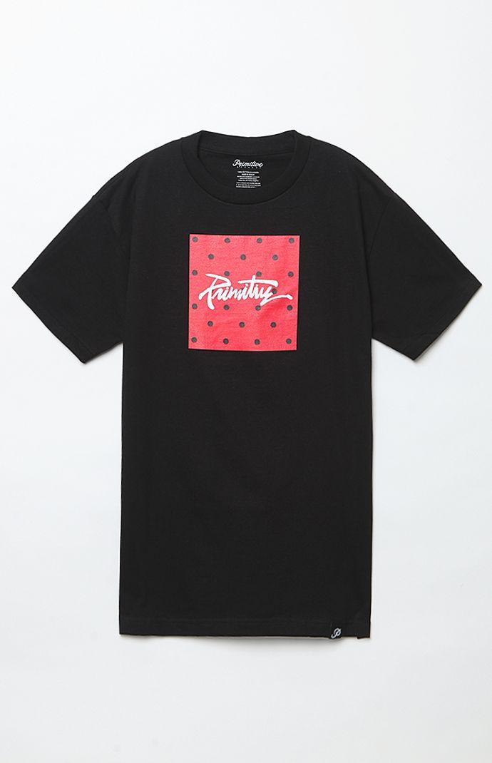 Primitive Thrashed Skribble Dots T-shirt
