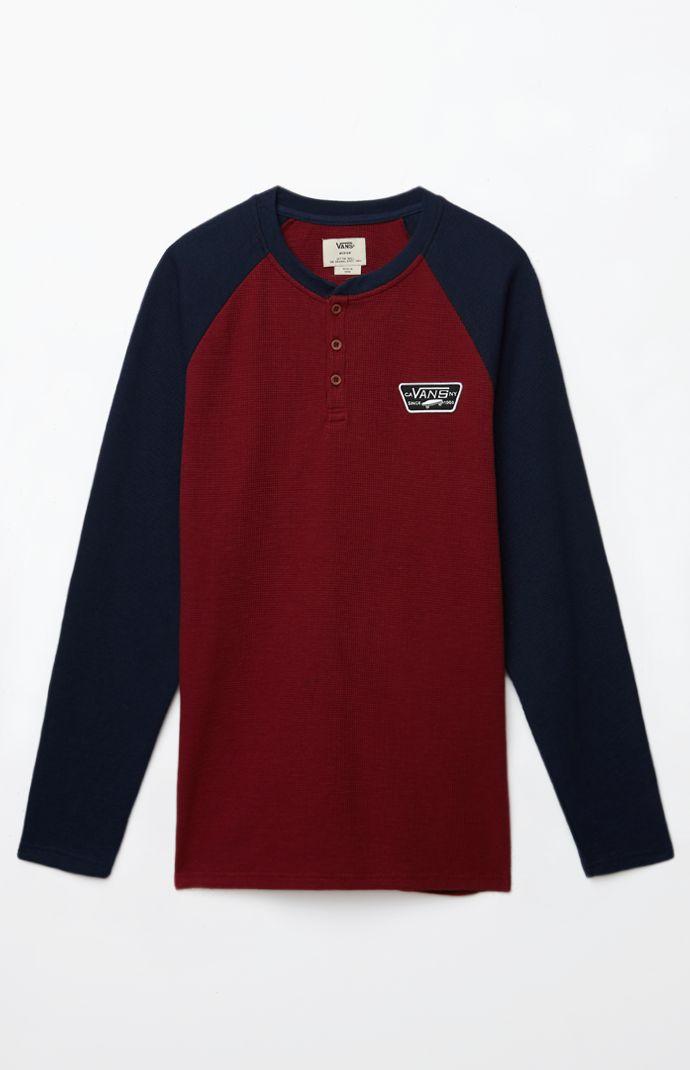 Vans Giltner Long Sleeve Henley Raglan T-shirt