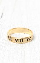 Wanderlust + Co Roman Numeral Ring