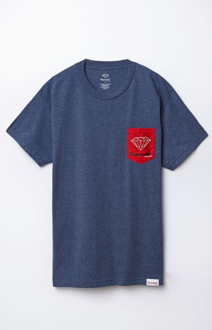 Diamond Supply Co Sign Diamond Pocket T-shirt