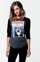 Riot Society Paws Baseball T-shirt