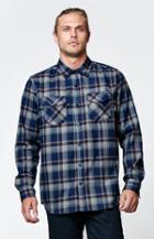 Hurley Dri-fit Bailey Long Sleeve Button Up Plaid Shirt