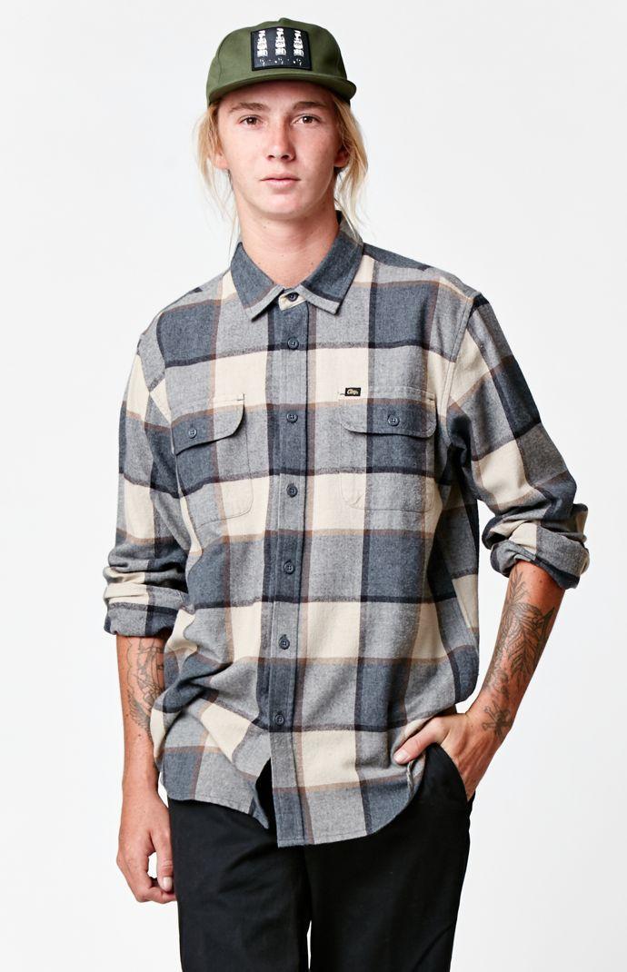 Obey Belmont Plaid Button Up Shirt