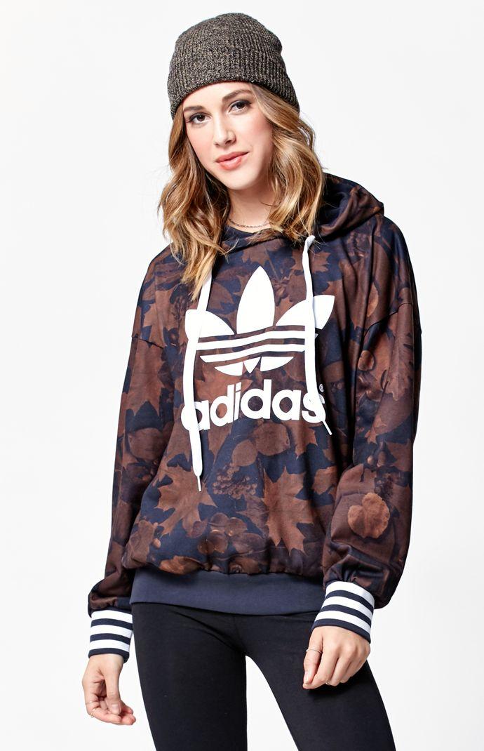 Adidas Leaf Camo Pullover Hoodie