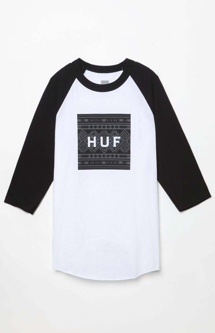 Huf Native Box Logo Baseball T-shirt