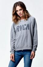 Jagged Rvca Crew Neck Sweatshirt