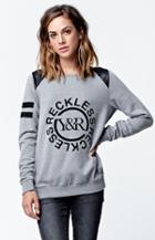 Young & Reckless Disorder Contrast Crew Neck Sweatshirt