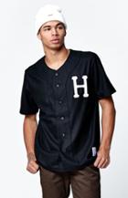 Huf Outfield Black Baseball Jersey