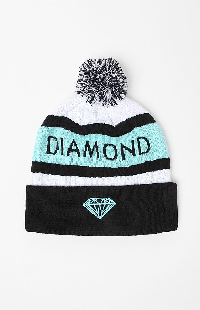 Diamond Supply Co Brilliant Pom Beanie