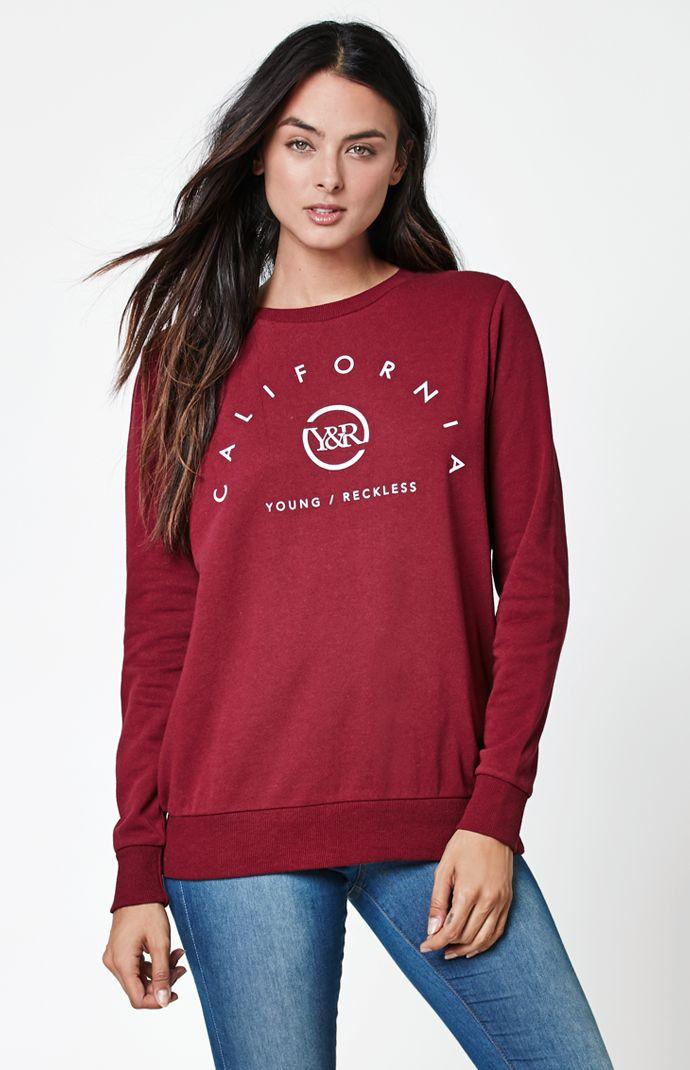 Young & Reckless Cali Life Crew Neck Sweatshirt