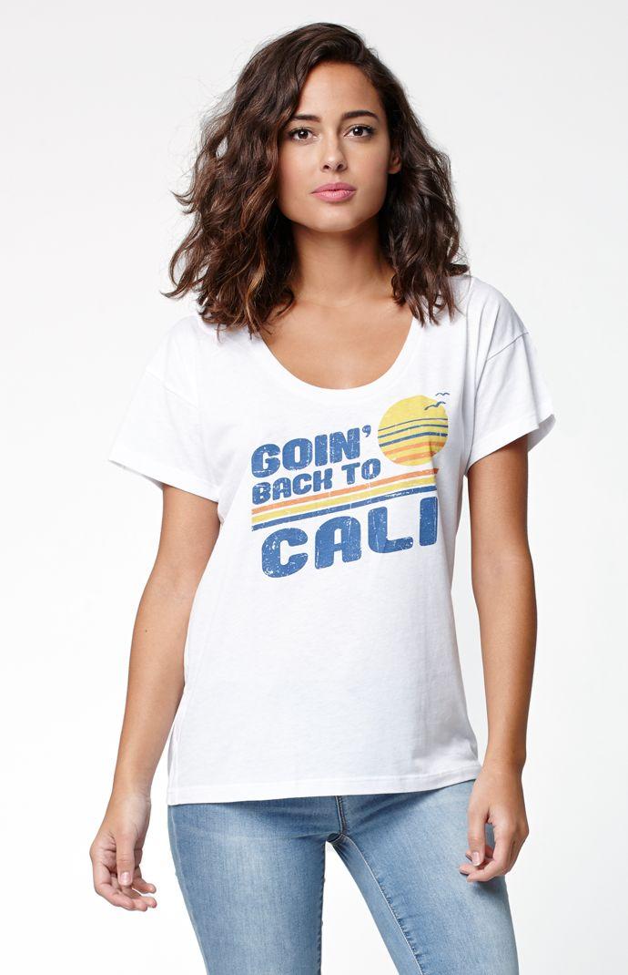 Riot Society Going Back To Cali Boyfriend T-shirt