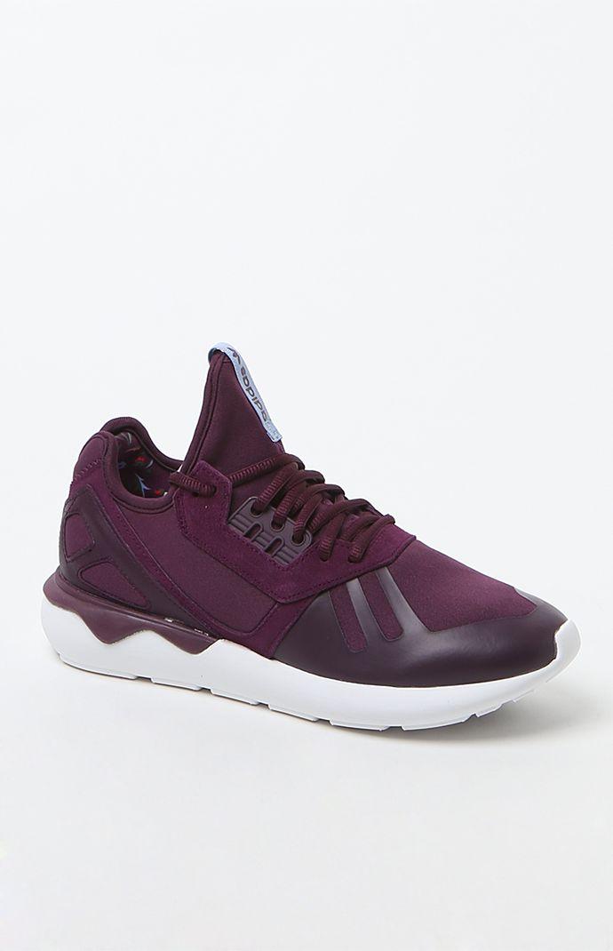 Adidas Merlot Tubular Runner Sneakers