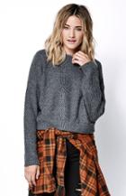 Obey Bianca Cropped Pullover Sweater
