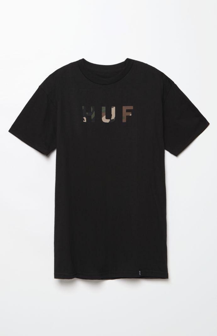 Huf Original Logo Camo T-shirt