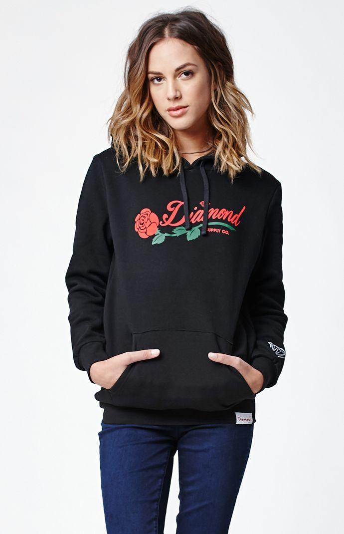 Diamond Supply Co La Rosa Pullover Hoodie