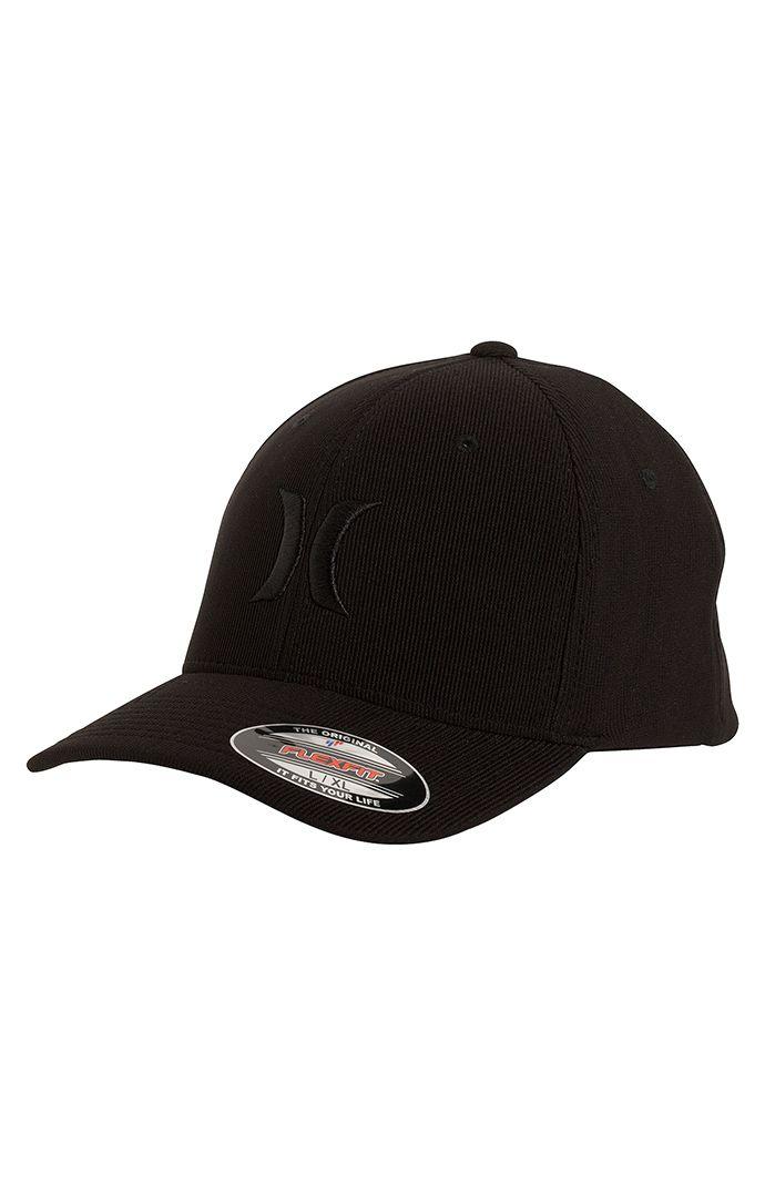 Hurley Black Suits Flexfit Hat