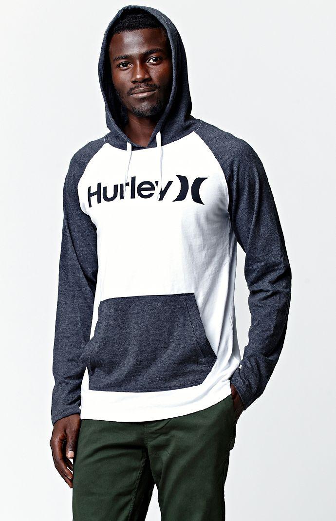 Hurley Hooded Raglan Long Sleeve T-shirt