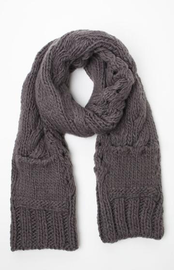 Lemon Legwear Oversized Scarf With Pockets