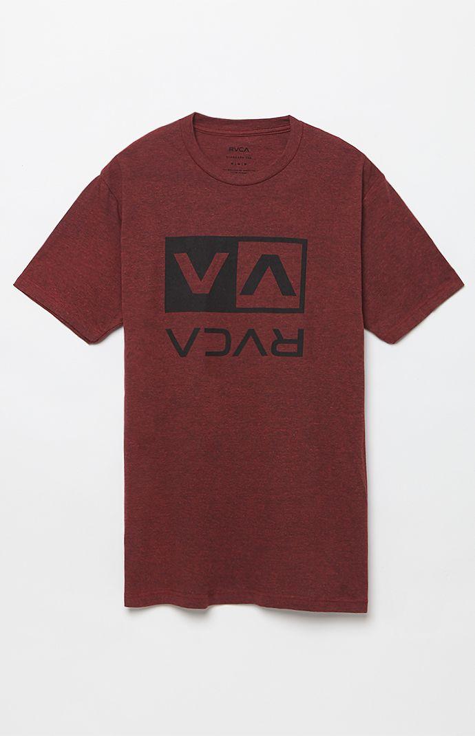 Rvca Va Flipped Box Red T-shirt