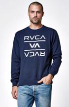 Rvca Reversed Crew Neck Sweatshirt