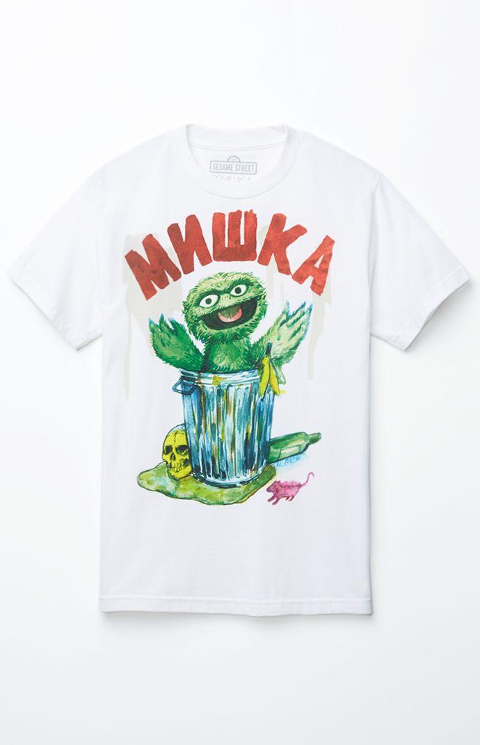 Mishka X Sesame Street Oscar The Grouch T-shirt