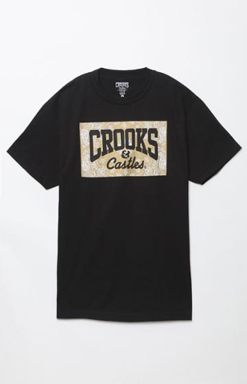 Crooks And Castles Core Logo Gold T-shirt