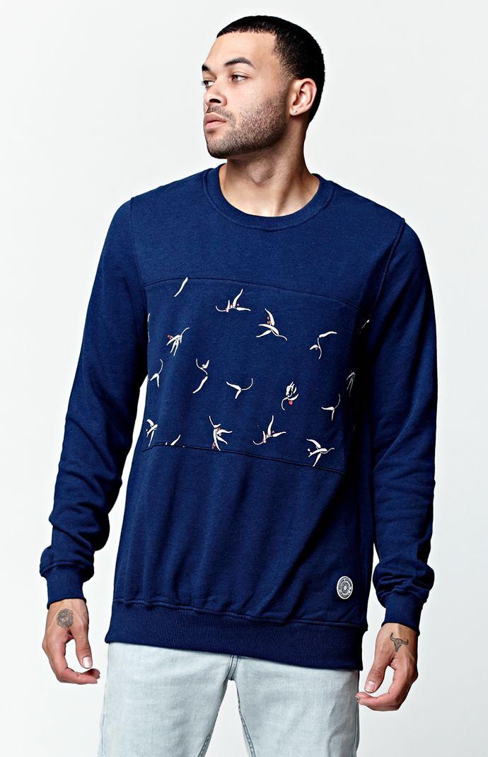 Rhythm Blue Gem Crew Neck Sweatshirt