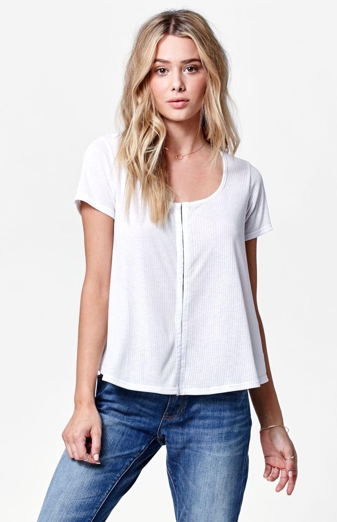 H.i.p. Ribbed Short Sleeve T-shirt