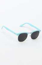 Pacsun Mint Half Frame Sunglasses