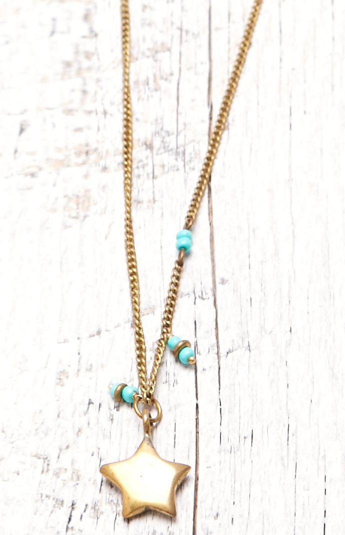 Me To We Star Color Drop Charm Necklace