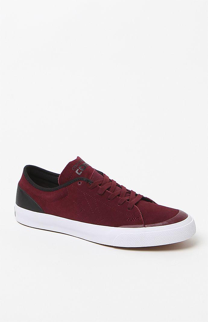 Converse Sumner Burgundy & White Sneakers
