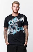 On The Byas Bam Floral Chest Crew T-shirt