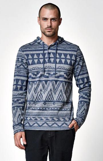 On The Byas Cooke Henley Hooded Shirt