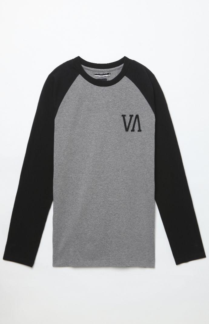 Rvca Infield Heavy Long Sleeve Baseball T-shirt