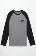 Rvca Infield Heavy Long Sleeve Baseball T-shirt