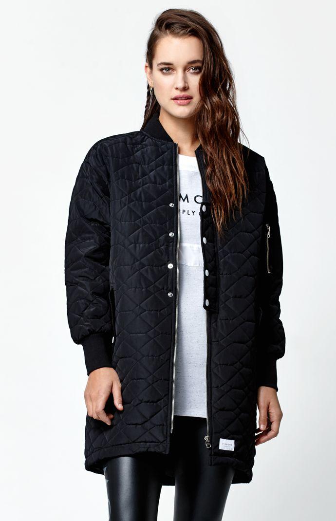 Diamond Supply Co Stone Cut Quilted Nylon Bomber Jacket