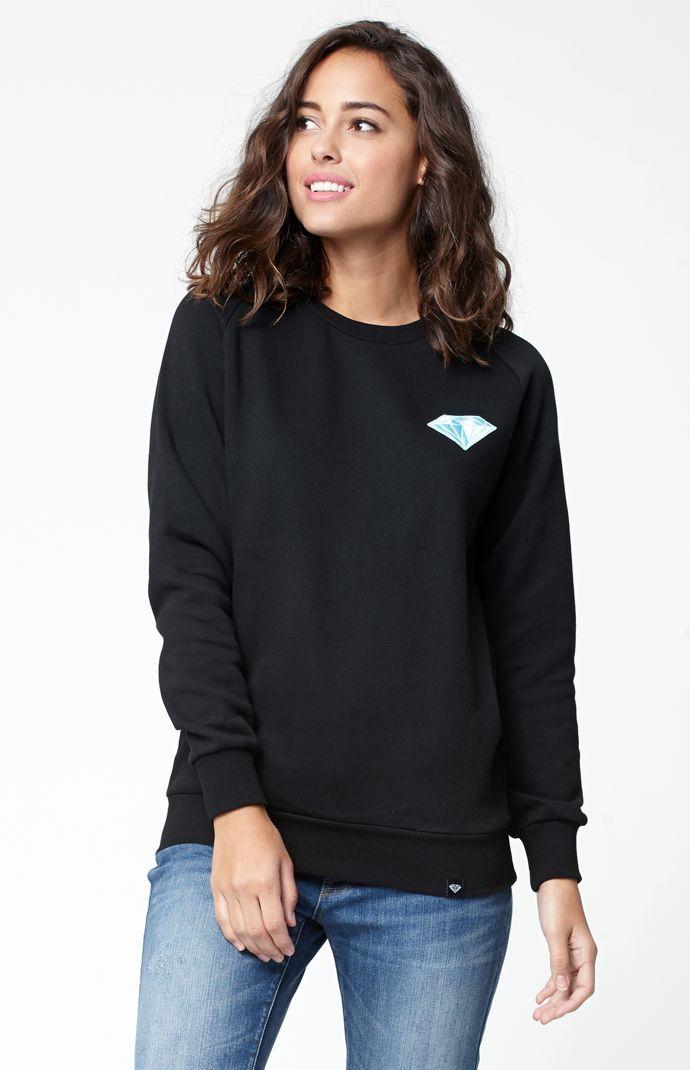 Diamond Supply Co Patch Crew Neck Sweatshirt