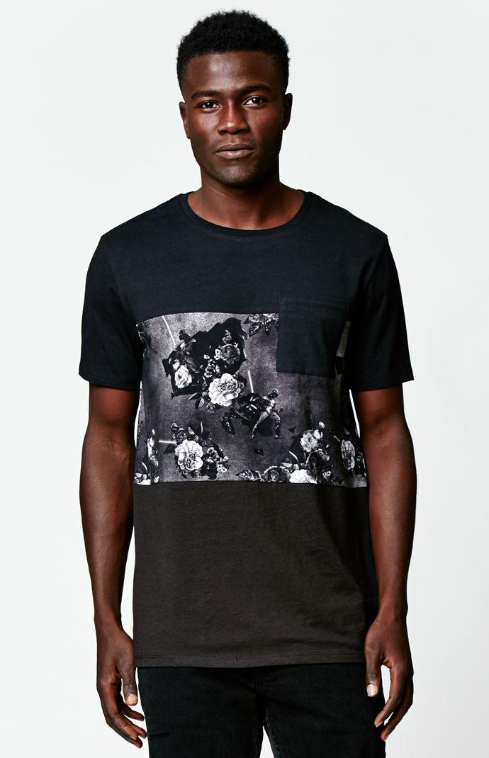 On The Byas X Disney Star Wars Darth Vader Floral Pocket T-shirt