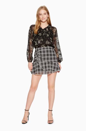 Https:/www.parkerny.com/chris-skirt/p8h4804txp.html Parker Ny Chris Skirt Blkwhite Floral, Size 6