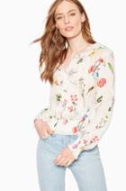 Parker Ny Quincy Floral Blouse
