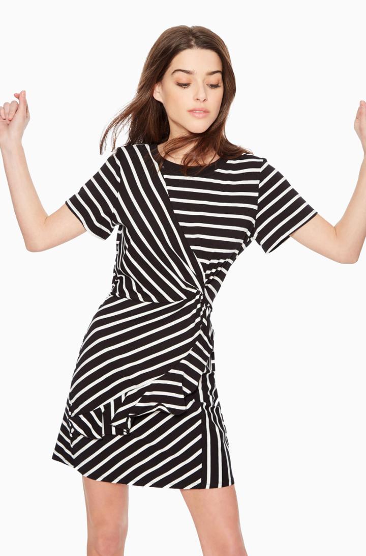 Parker Ny Calvin Striped Dress